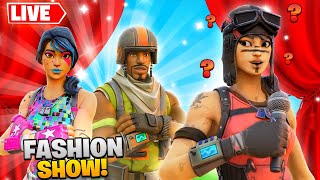 🔴REAL FORTNITE FASHION SHOW LIVE NA-EAST SKIN CONTEST CUSTOM MATCHMAKING SOLOS/DUOS/SQUADS 🔴