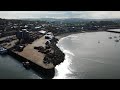 wicklow harbour county wicklow ireland 4k aerial film