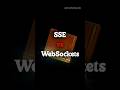 Server Sent Events (SSE) vs WebSockets #websocket #javascript #react