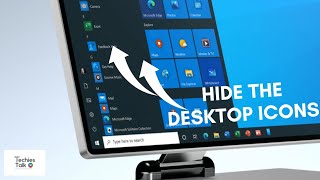 How To Hide The Desktop Icon In Windows 10 | Windows 8 ?