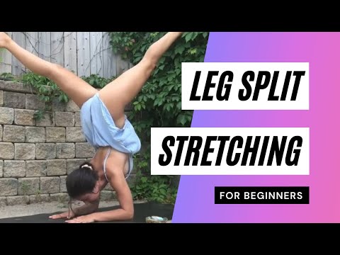 Yoga Split Stretching Exercise Youtube