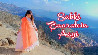 SABKI BAARATEIN  AAYI | Zaara Yesmin | Parth Samthaan | Wedding Song Easy Dance Steps #weddingdance