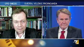 Lilli Gruber al giornalista russo che nega la guerra in Ucraina: "Le regole della libera ...