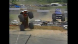 1990 TNT Monster Truck Challenge Series Highlights