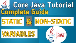 Static and Non-static Variables in Java | Core Java | Creative Java Programming
