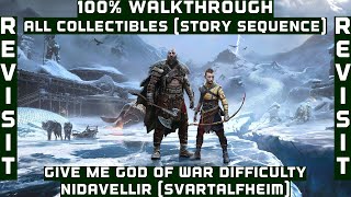 God of War Ragnarok - Nidavellir (Revisit) - 100% Walkthrough - All Collectibles