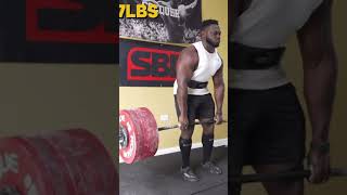 Rondel Hunte hits a 937LB Deadlift. #powerlifting #deadliftworldrecord #power