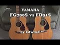 Guitar Comparison: Yamaha FG700S vs FD01S Acoustic Guitars