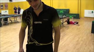 Trainingsmatches |  Marc Schinkel - Albert Piwonski (Tischtennis 2015)