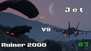 (GTA5)  ルイナー2000 VS 戦闘機 #7  (戦闘機キル集) / Ruiner 2000 vs Jet #7