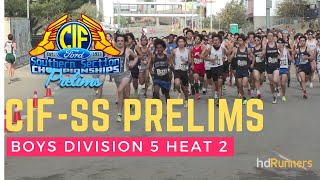 2024 XC - CIF-SS Prelims - D5 Boys Heat 2