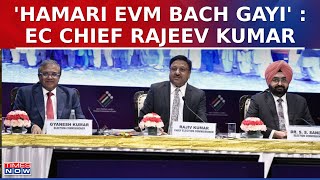 'EVM Bach Gayi': EC Chief Rajeev Kumar Says 'Voter Turnout Likely To Exceed 66%'