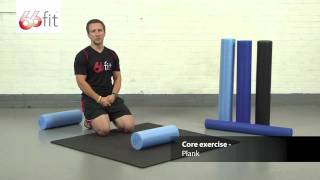 Abdominal and Core Plank Exercises using the 66fit Foam Roller - Part 7