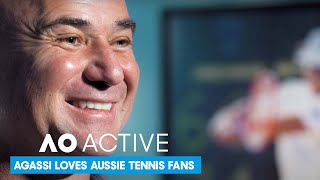Andre Agassi Reminisces Over 1996 Win & Love for Aussie Tennis Fans | AO Active