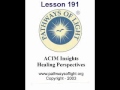 ACIM Insights - Lesson 191 - Pathways of Light