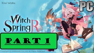 WitchSpring R Gameplay Walkthrough Part 1 - No Commentary (FULL GAME)