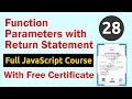 Function Parameters with Return Statement