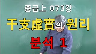 중급上 073강◆干支虛實의 원리 분석1 (중급上 111쪽)