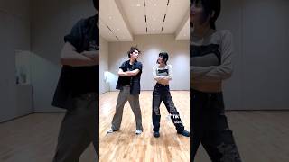 Hueningkai UNFORGIVEN challenge with Lesserafim eunchae 🔥 #kpop #shorts #unforgiven #lesserafim #txt