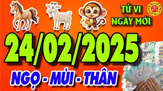 Tử vi tuổi NGỌ - MÙI - THÂN  ngày 24/02/2025 - Thời Cơ Đổi Đời | Tử Vi Việt TV