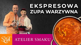 Ekspresowa zupa warzywna - wegańska i bezglutenowa | Atelier Smaku (527)