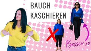 🔥Nie wieder unvorteilhafte Outfits – Bauch kaschieren leicht gemacht!