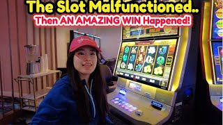 The Slot Machine MALFUNCTIONED?? Then This Happened! Dollar Storm Slots Dragon Cash High Limit Room!