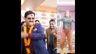 Manoj Gajurel Ex-wife Meena Dhakal dance response to Manoj \u0026 his new wife's dance at birthday party