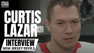 Curtis Lazar talks Being Welcomed by New Jersey Devils Teammates & Impressions of Devils Team