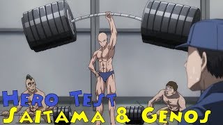 Saitama & Genos Hero Test, One Punch Man English Dub (1080p)