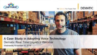 Dematic Webinar: Parmalat - A Case Study in adopting Voice