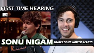 SONU NIGAM - Abhi Mujh Mein Kahin Unplugged | Singer Songwriter REACTION