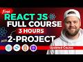 React JS Tutorial for Beginners | Complete React JS Course 2026 | React in 3 Hours