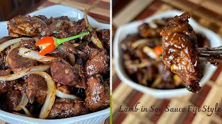 Soy Sauce Lamb Fiji Style | Fijian Lamb Stir fry | Bhunjal Lamb