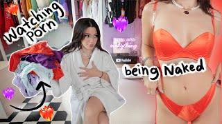 trying on new lingerie & opening up about sex 🍒 (family don't watch) | SAVAGE x FENTY HAUL TRY-ON