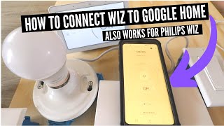 How To Connect Wiz Smart Bulbs To Google Home Also Works with Philips Wiz