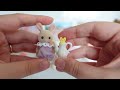 opening all the baking baby party series blind bags 🍰🧁 sylvanian families cake mystery bags unboxing