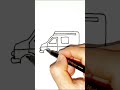 Easy! step by step drawing Ambulance #drawing #howtodraw #ambulance #shorts #youtubeshorts