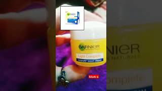 Garnier  Light Complete Night Cream/ Garnier Skin Naturals #trending #youtubeshorts #shorts