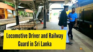 Locomotive Driver and Railway Guard in Sri Lanka