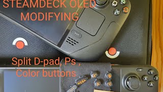 Valve Steamdeck OLED Split d pad and custom buttons(스팀덱 올레드 분리형 십자키 커스텀 버튼)