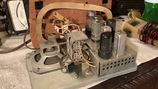 They about destroyed this RCA Victor 1x51 tube radio!!!