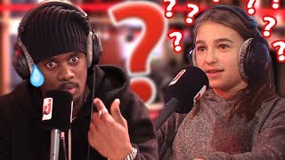 LÉA 12 ANS POSE DES QUESTIONS GÊNANTES FACE A BLACK M - NRJ