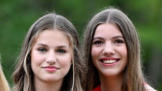 Princess Leonor and Infanta Sofia relationship 🥰💝👑❤️