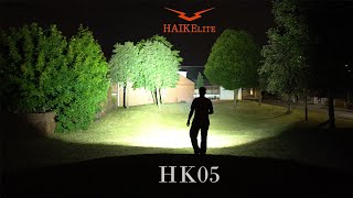 HAIKELITE HK05 30,000 lumens (1000m) flashlight with Type-C charging \u0026 discharging - 5 x SFN60 LED's