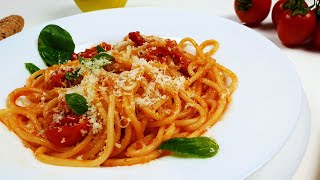 Spaghetti cherry tomatoes | Vesuvius recipe | ASMR
