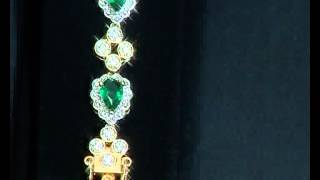 Jackie kennedy Emerald Drop Jewelry Set - 449145