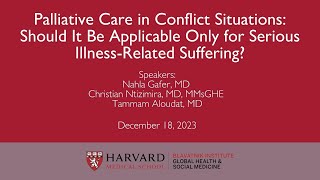 Palliative Care in Conflict: Should It Be Applicable Only for Serious Illness-Related Suffering?