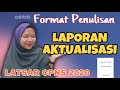 Contoh Format Penulisan LAPORAN AKTUALISASI LATSAR CPNS !! TERBARU