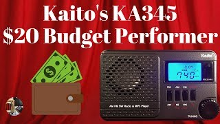 Kaito KA345 AM FM Stereo Shortwave & MP3 Portable Radio Review